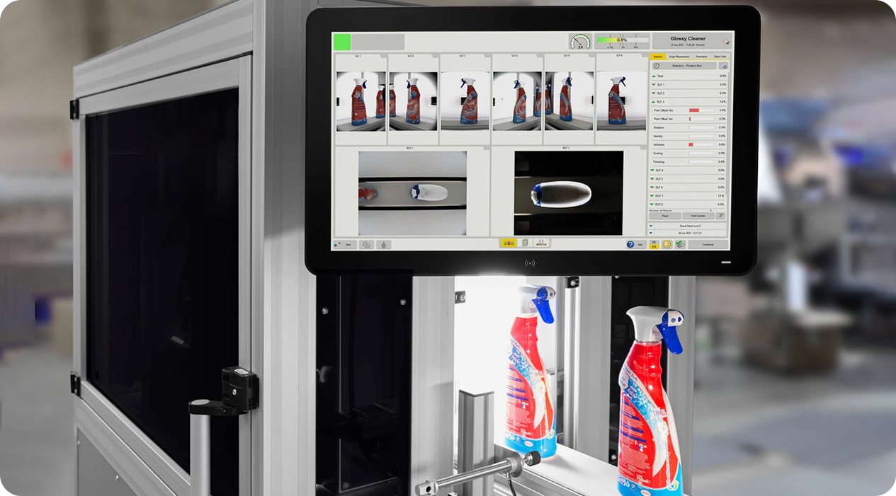Daily Chemicals Bottle Exterior Quality Inspection Systems(pic1)