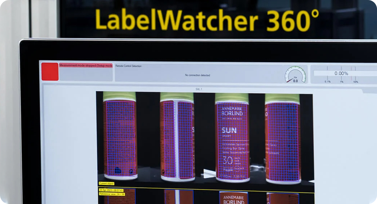 Cosmetic Label Position and Print Quality Vision Inspection(pic1)