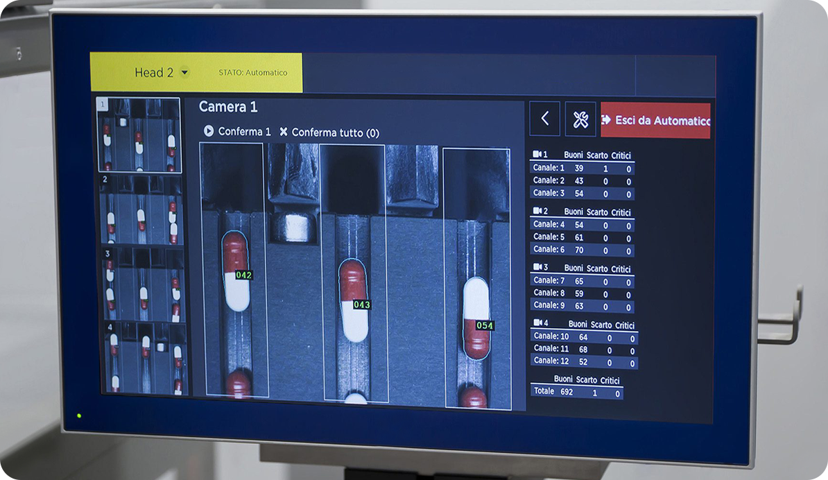 Vision Presence Inspection(pic3) AucoVision Automated Capsule Color Consistency Inspection System(pic1)