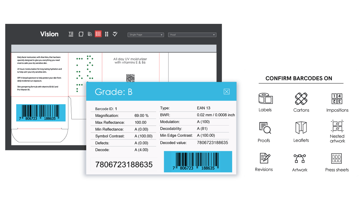 Pharmaceutical packaging Barcode & QR Code Vision Inspection(pic4)